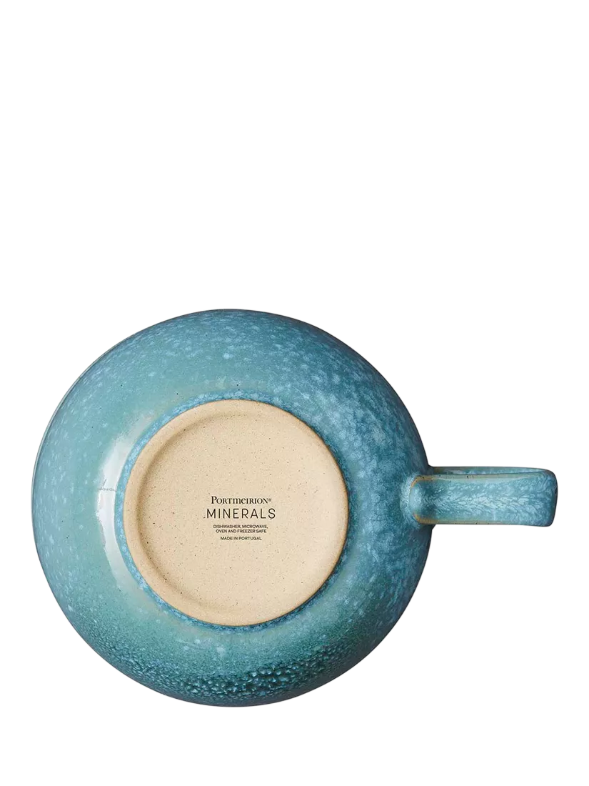 Portmeirion jumbo stoneware mug 600ml jade, imported from the UK