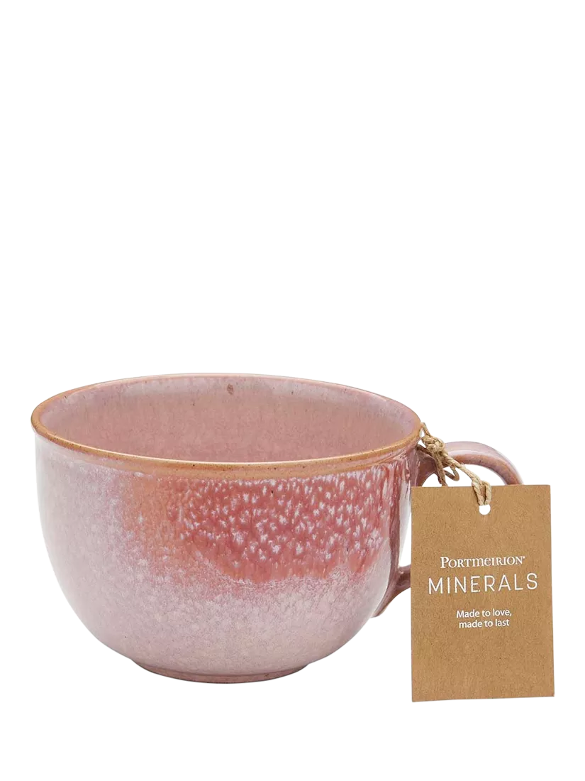 Portmeirion stoneware mug rose 600ml (British brand)