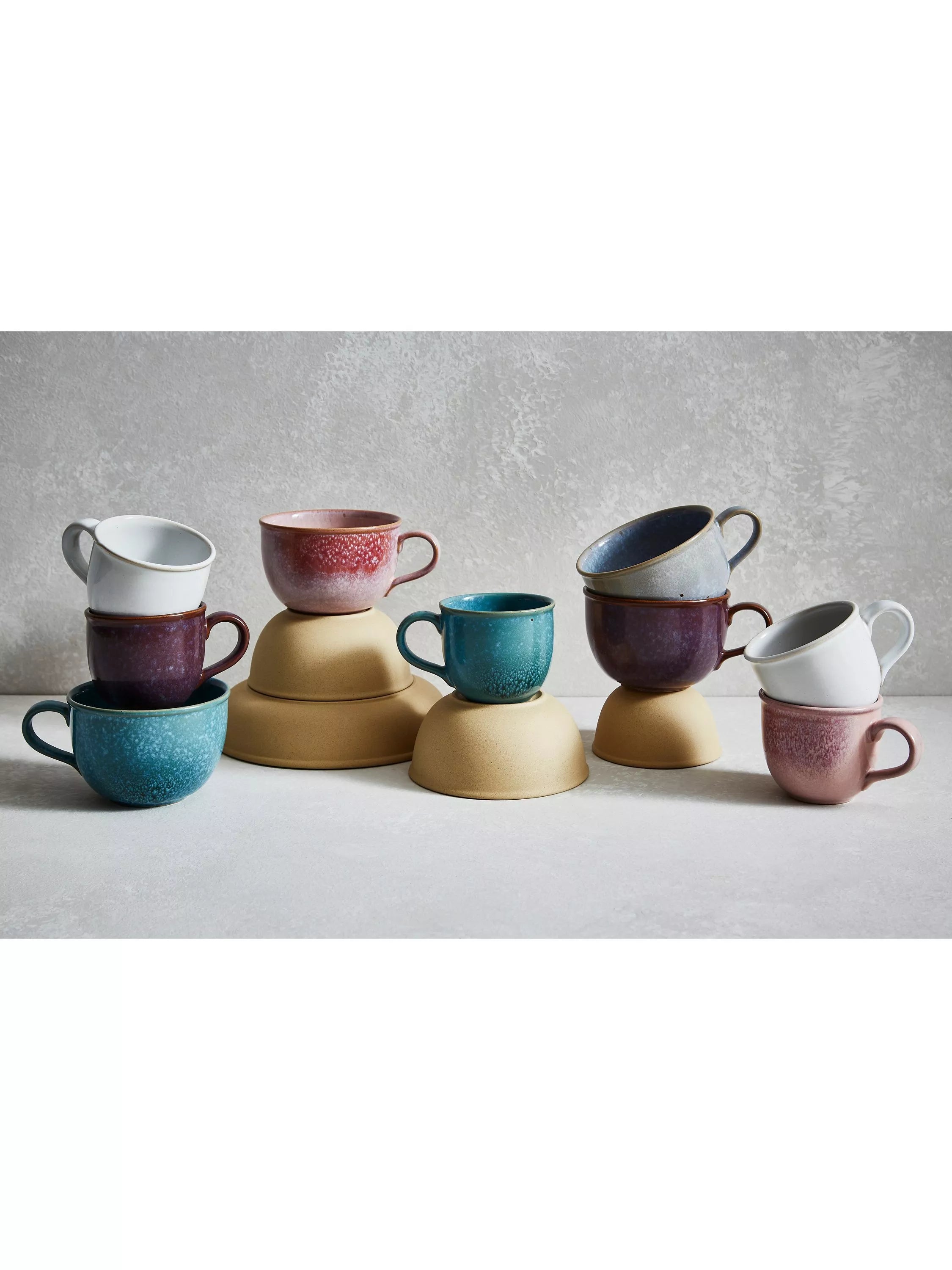 Portmeirion stoneware mug rose 600ml (British brand)
