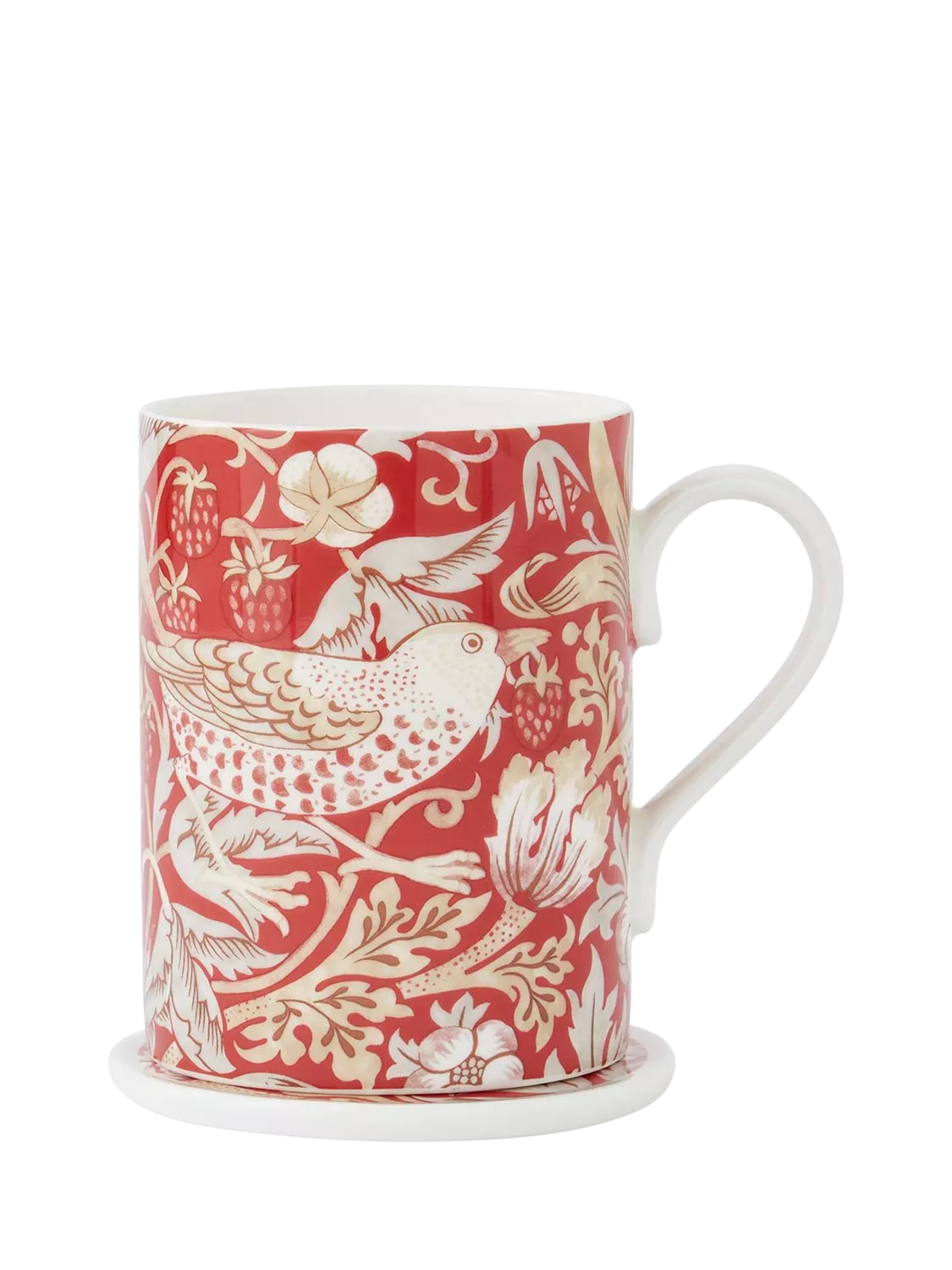 Morris & Co. Strawberry Thief bone china mug set 340ml, UK version