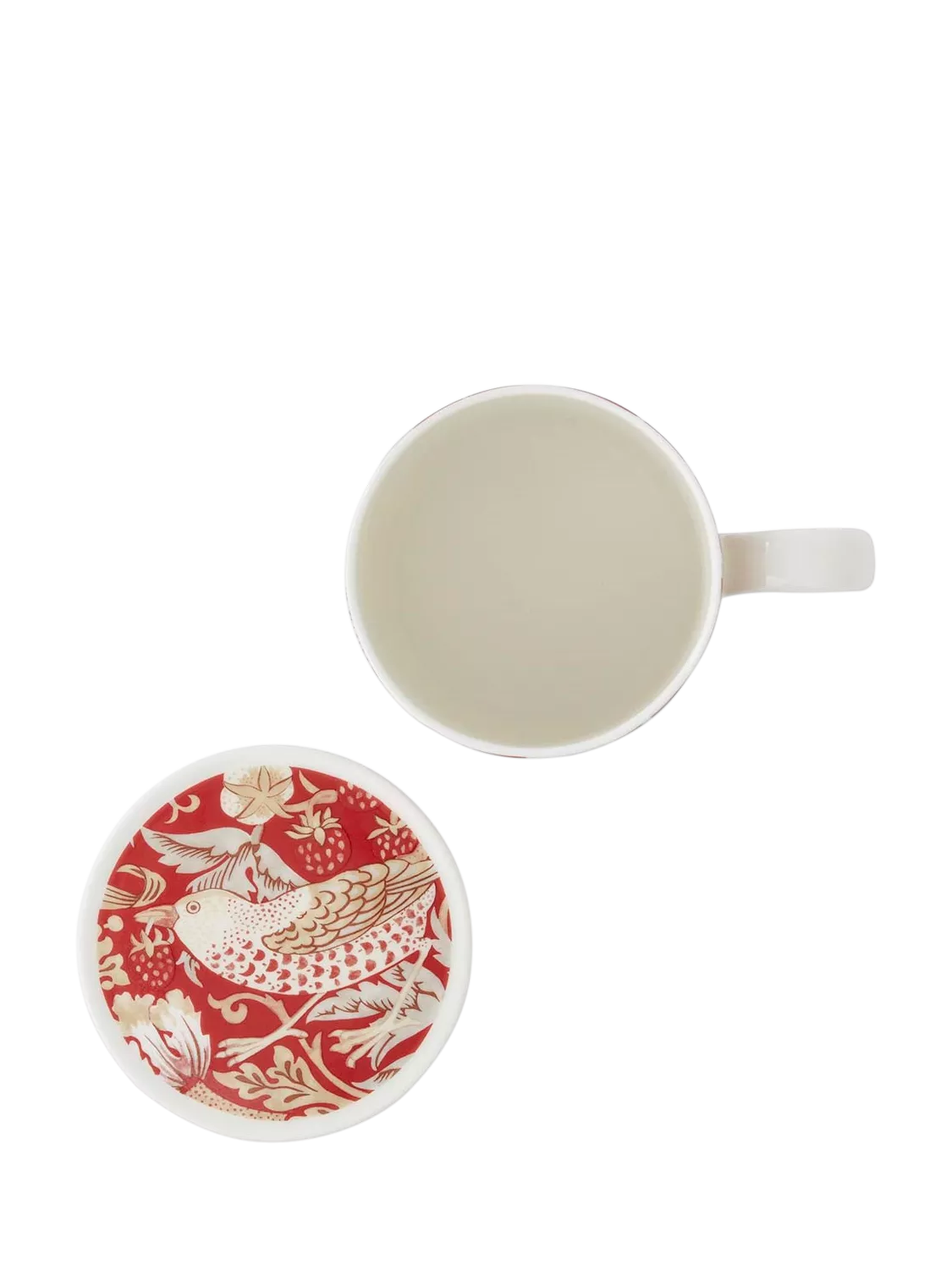 Morris & Co. Strawberry Thief bone china mug set 340ml, UK version
