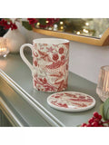 Morris & Co. Strawberry Thief bone china mug set 340ml, UK version