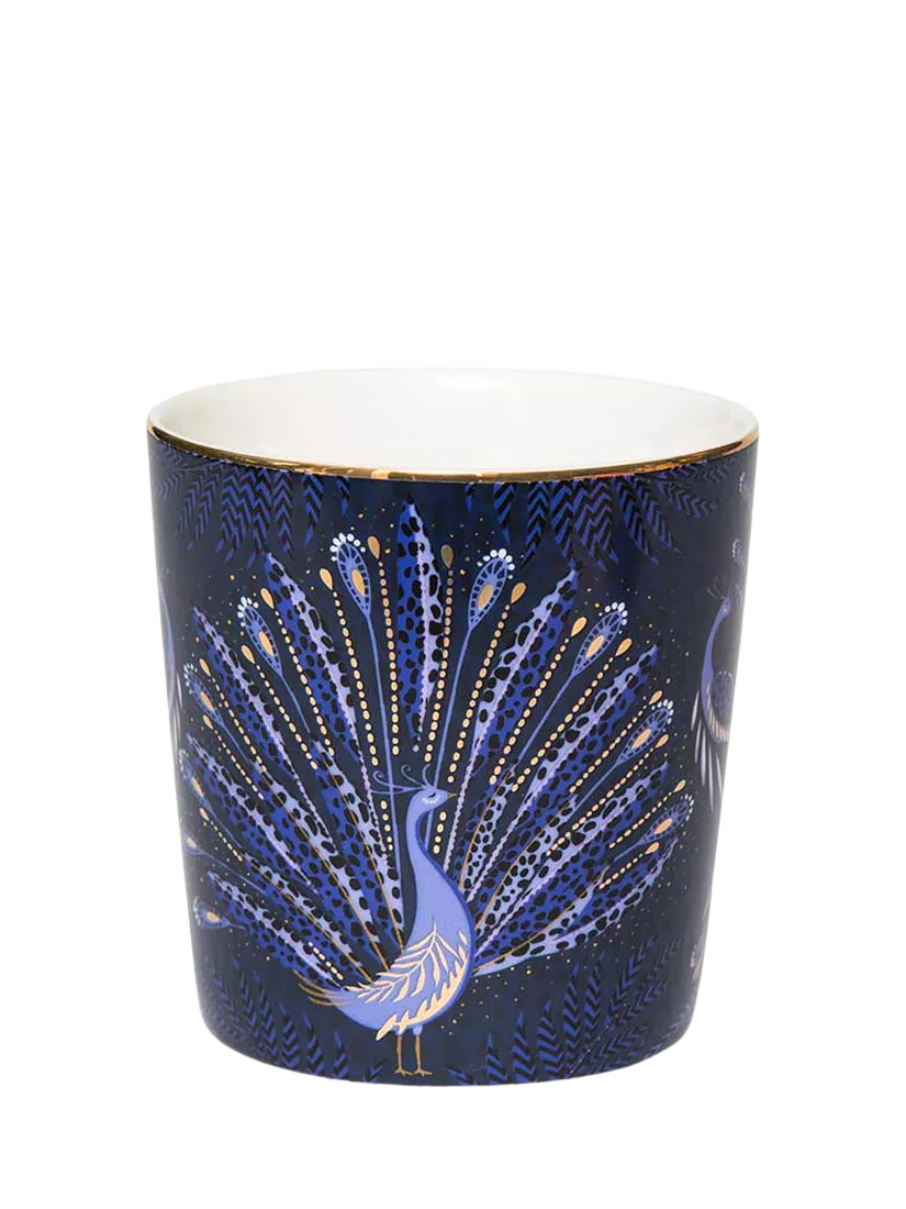 Sara Miller fine china mug indigo 344ml, imported from the UK