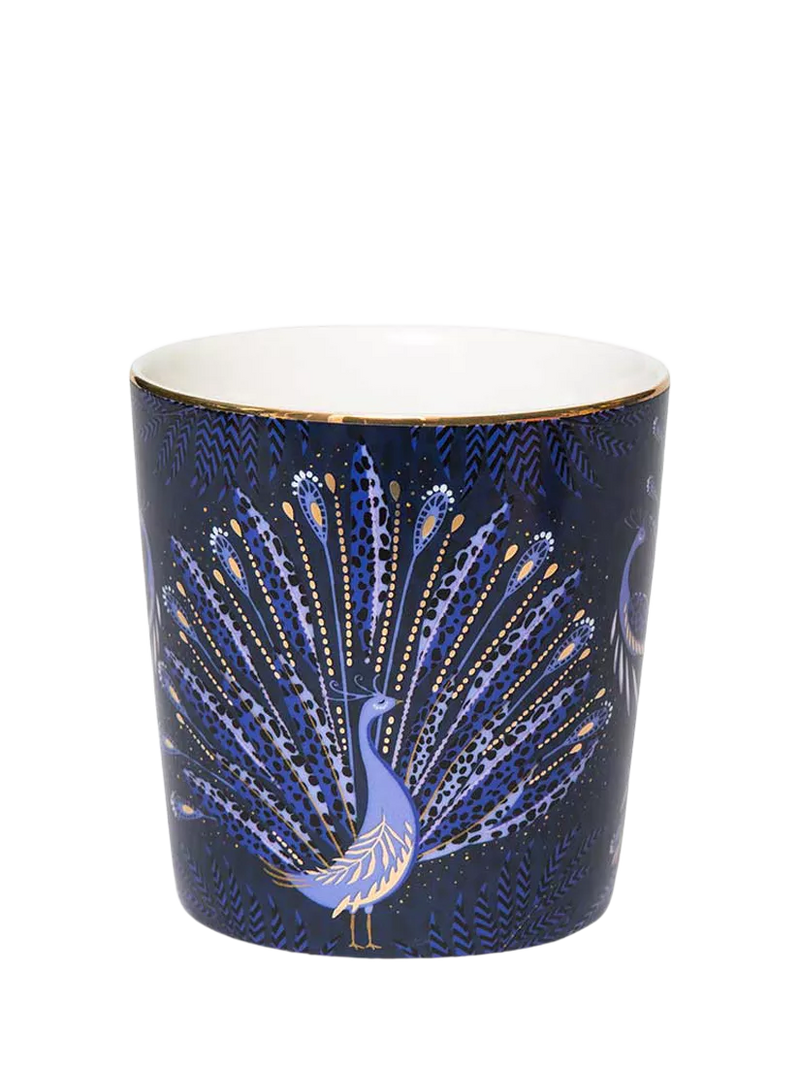 Sara Miller fine china mug indigo 344ml, imported from the UK