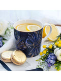 Sara Miller fine china mug indigo 344ml, imported from the UK