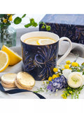 Sara Miller fine china mug indigo 344ml, imported from the UK