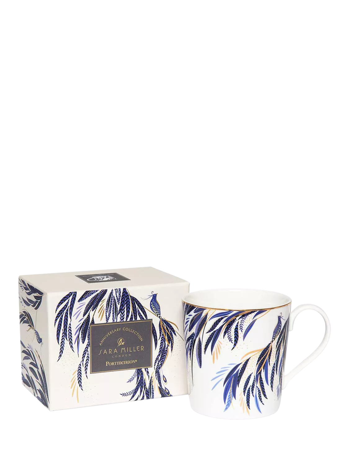 Sara Miller fine china mug Anniversary Collection 344ml - British product