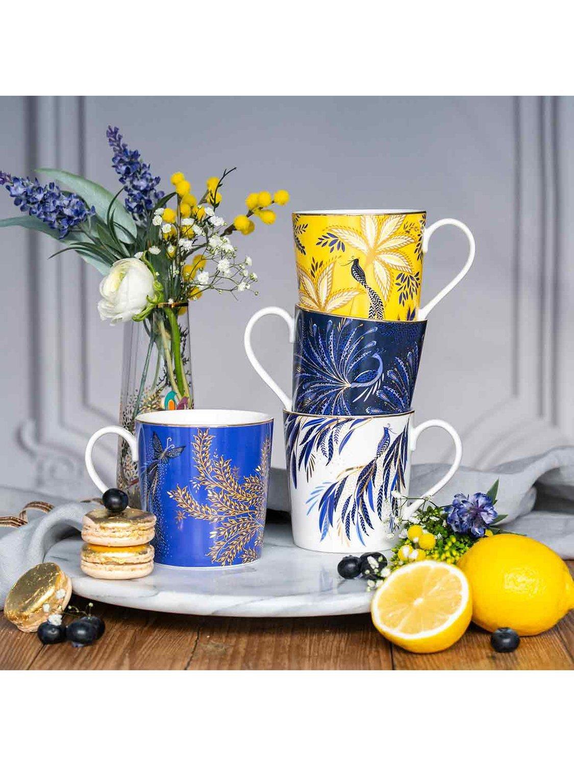 Sara Miller fine china mug Anniversary Collection 344ml - British product