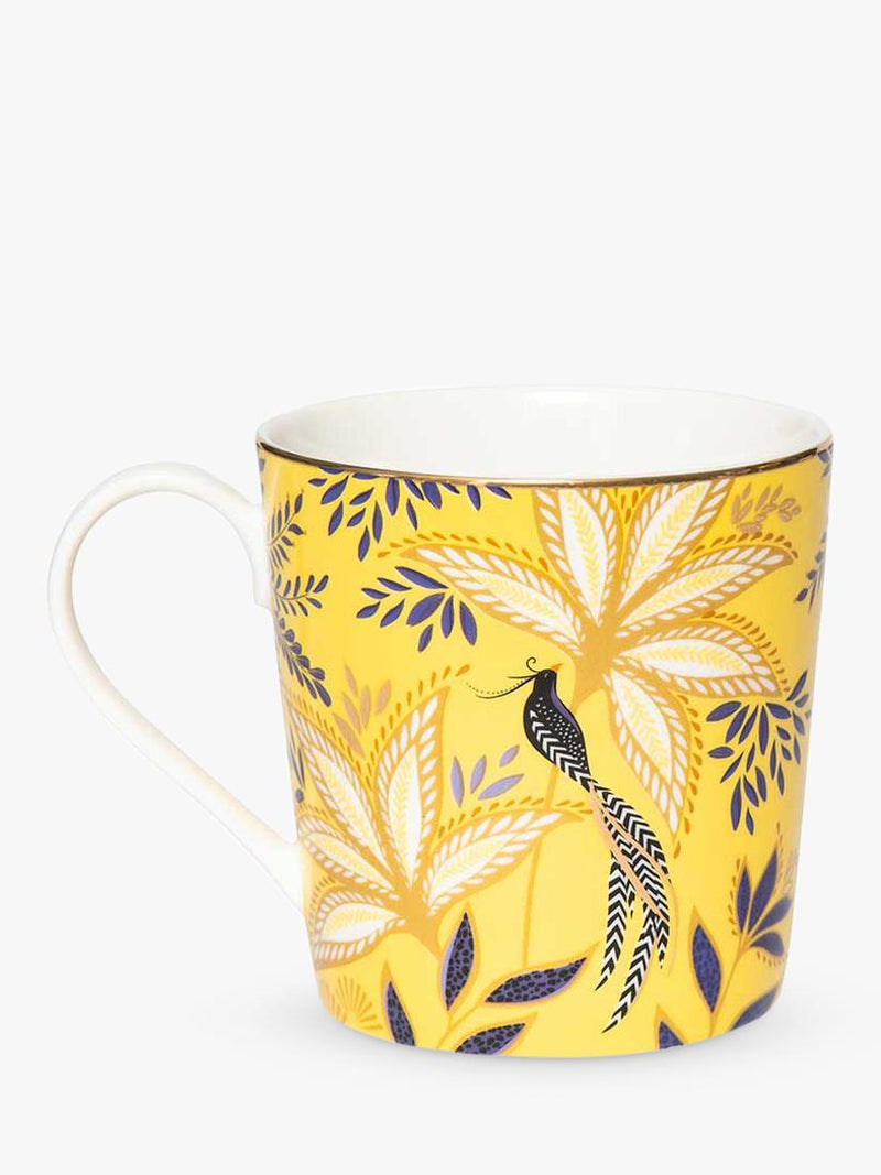 Sara Miller fine china mug yellow 344ml, UK version