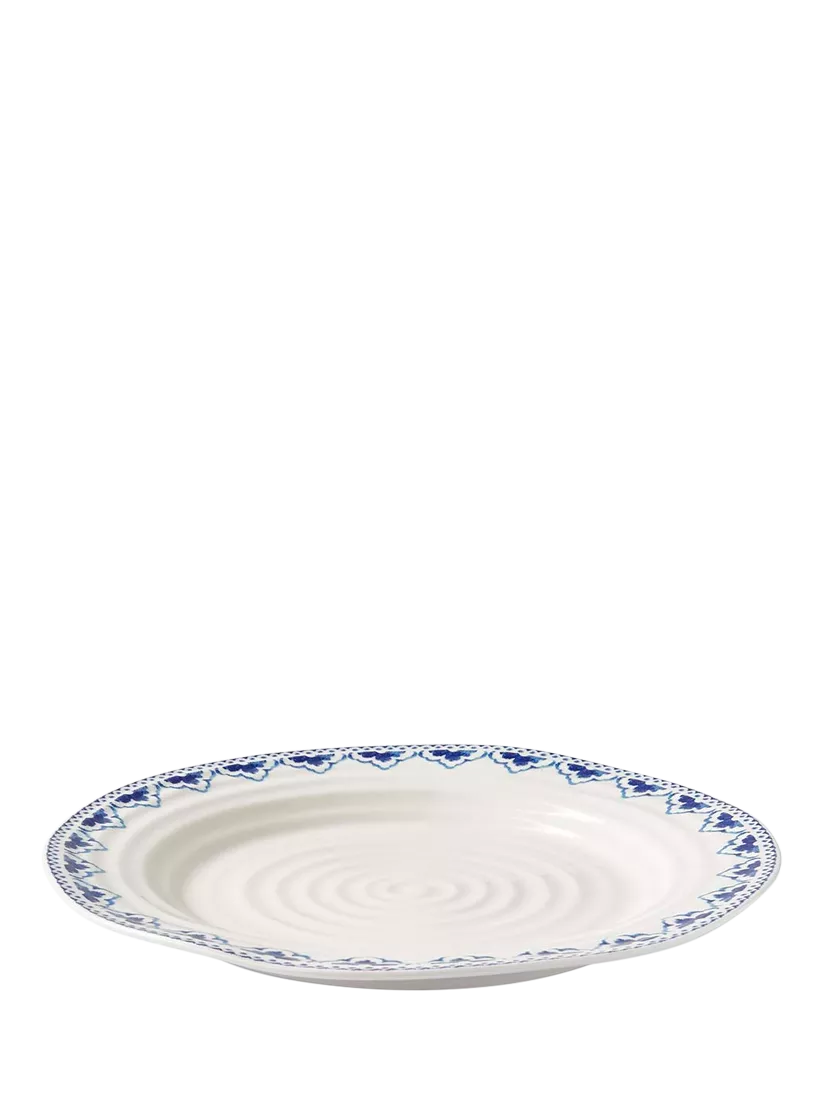 Sophie Conran blue porcelain dinner plate 28cm - British product