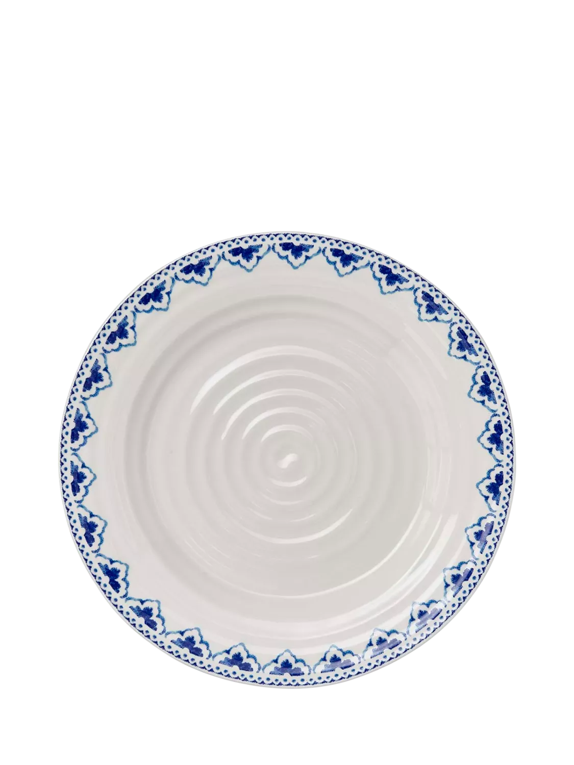 Sophie Conran blue porcelain dinner plate 28cm - British product