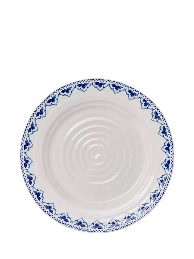 Sophie Conran blue porcelain dinner plate 28cm - British product