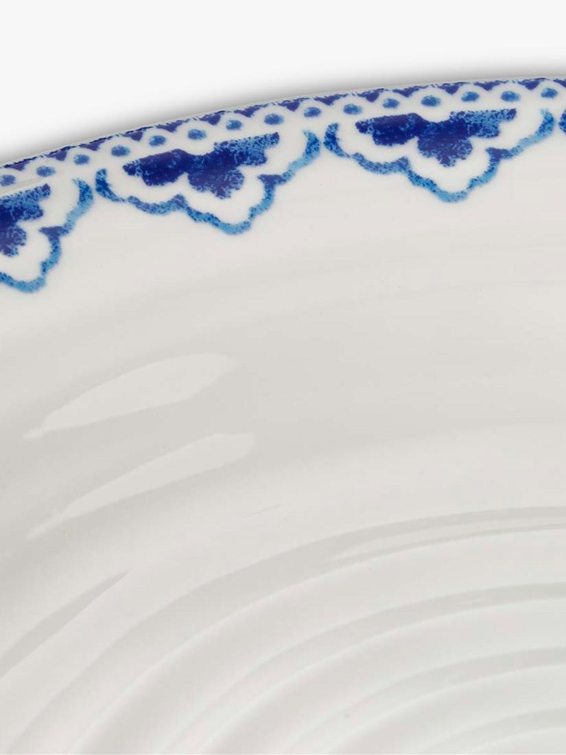 Sophie Conran blue porcelain dinner plate 28cm - British product