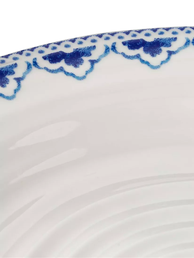 Sophie Conran blue porcelain dinner plate 28cm - British product