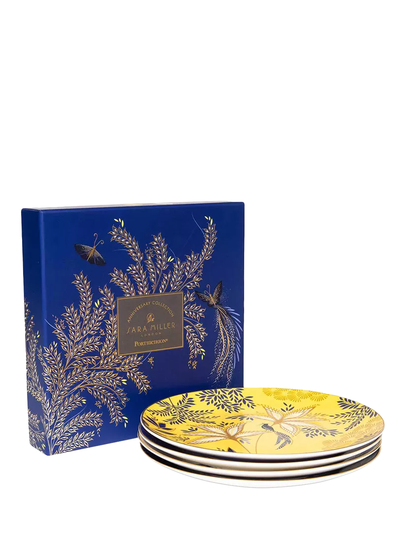 Sara Miller fine china cake plates 20.4cm - British product