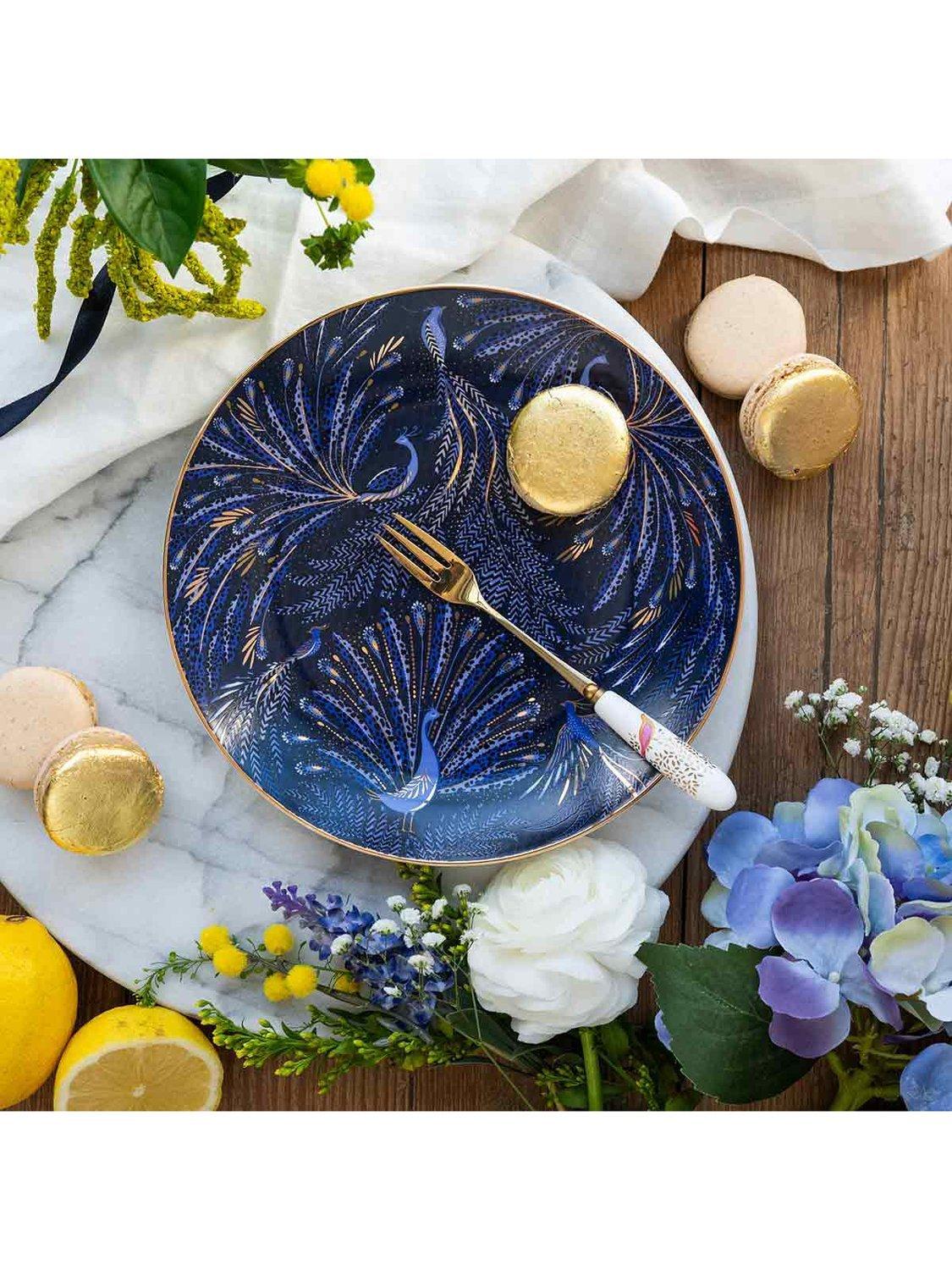 Sara Miller fine china cake plates 20.4cm - British product