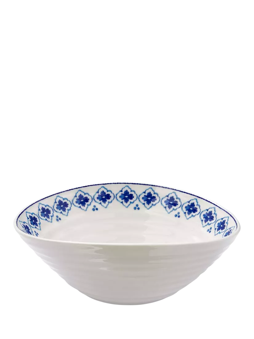 Sophie Conran for Portmeirion blue porcelain cereal bowl 18.5cm, UK version