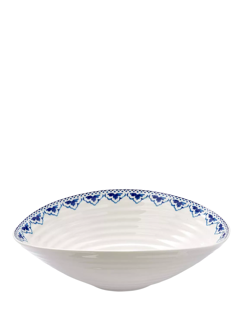 Sophie Conran Blue porcelain salad bowl 28.5cm - British product