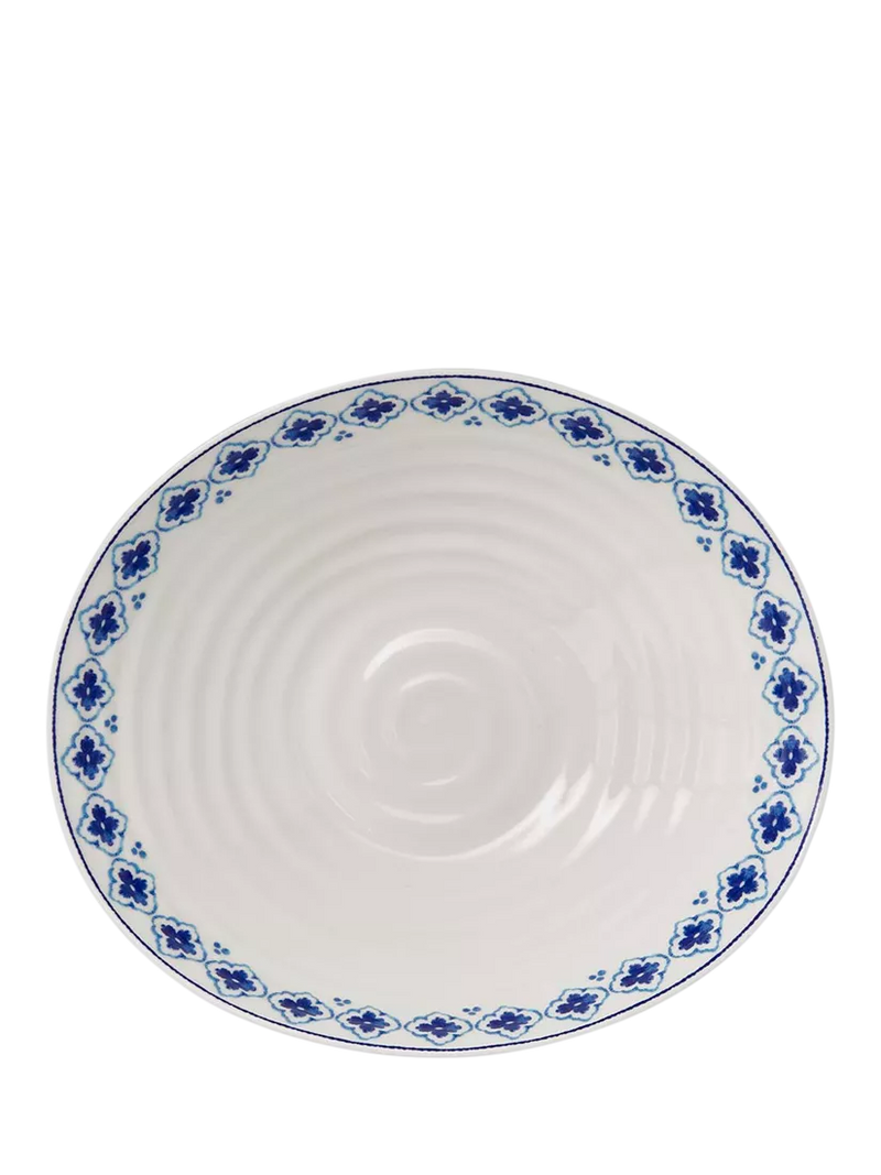 Sophie Conran Blue porcelain salad bowl 28.5cm - British product