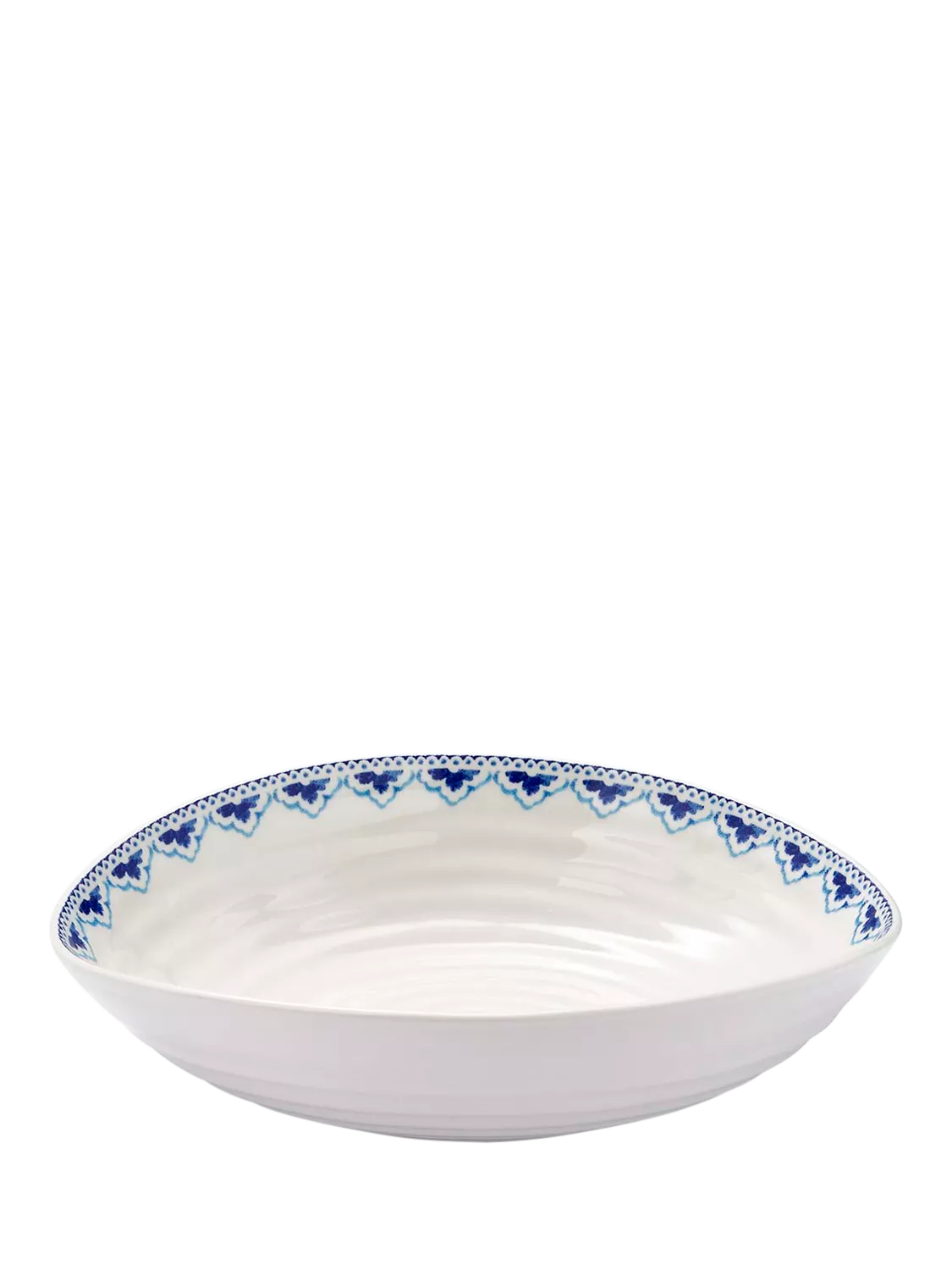 Sophie Conran for Portmeirion blue porcelain pasta bowl 23.5cm (British brand)