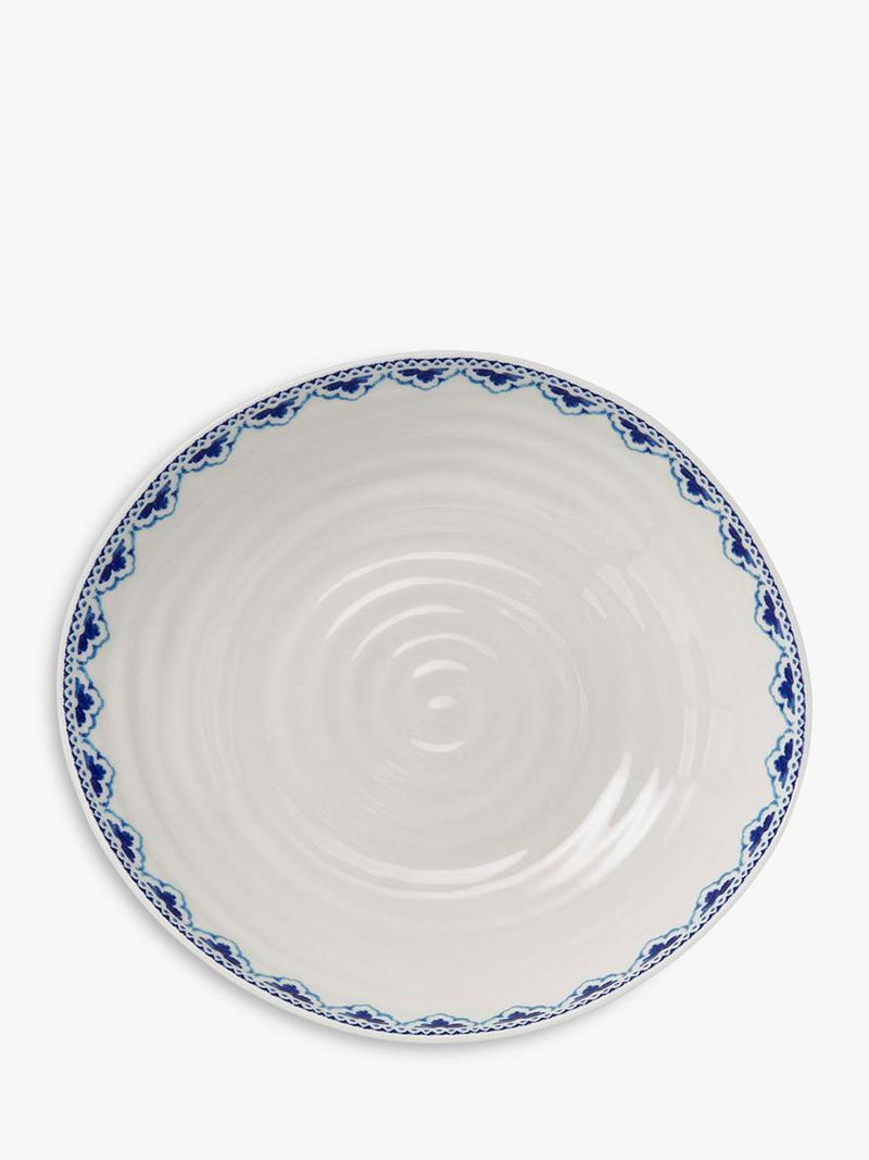 Sophie Conran for Portmeirion blue porcelain pasta bowl 23.5cm (British brand)
