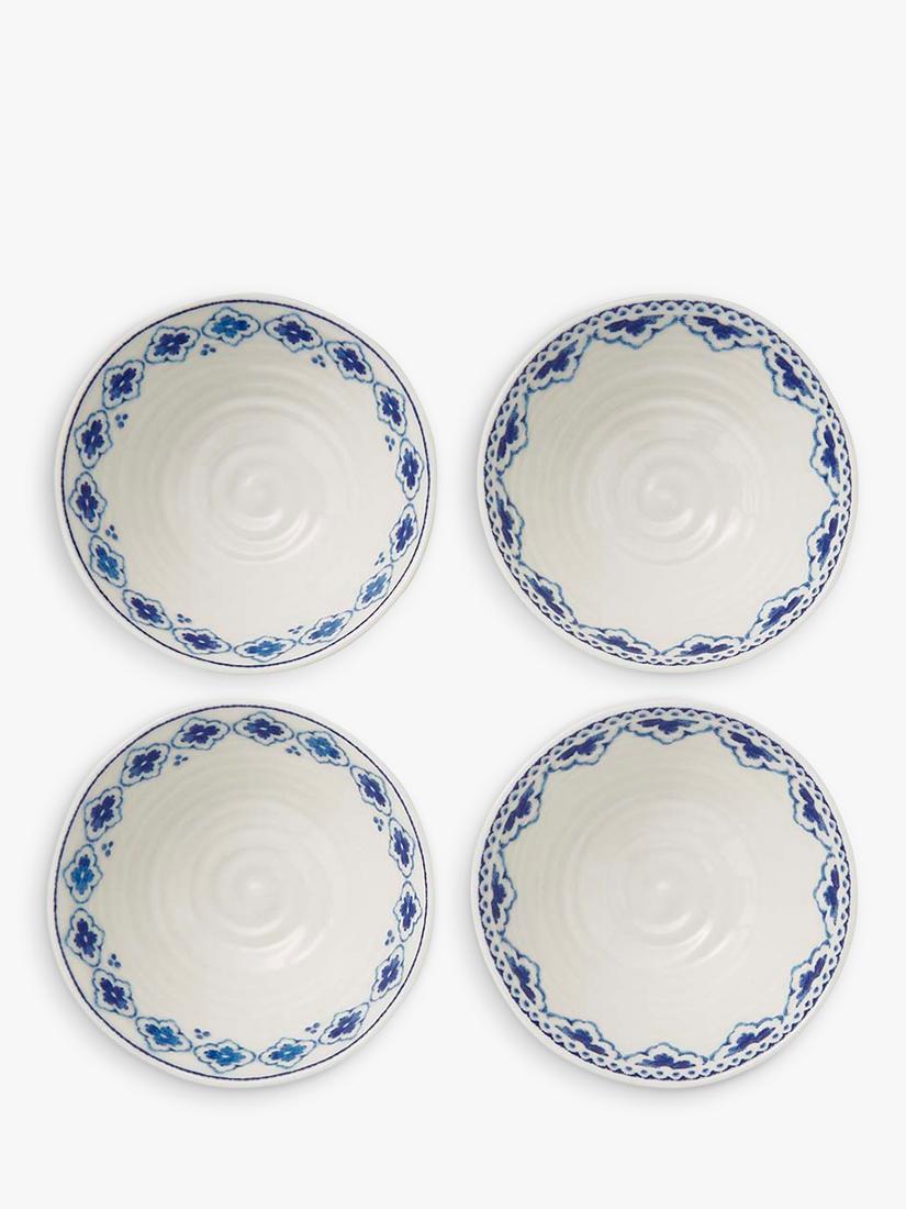 Sophie Conran for Portmeirion blue porcelain mini dishes set of 4, UK version