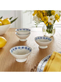 Sophie Conran for Portmeirion blue porcelain mini dishes set of 4, UK version