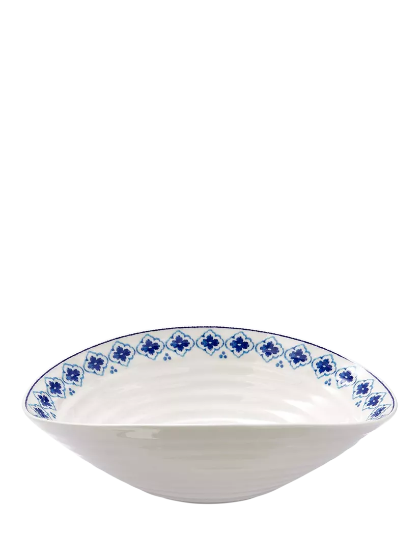 Sophie Conran Portmeirion blue porcelain salad bowl 24cm - British product