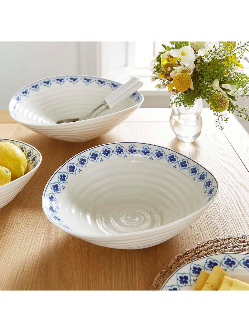Sophie Conran Portmeirion blue porcelain salad bowl 24cm - British product