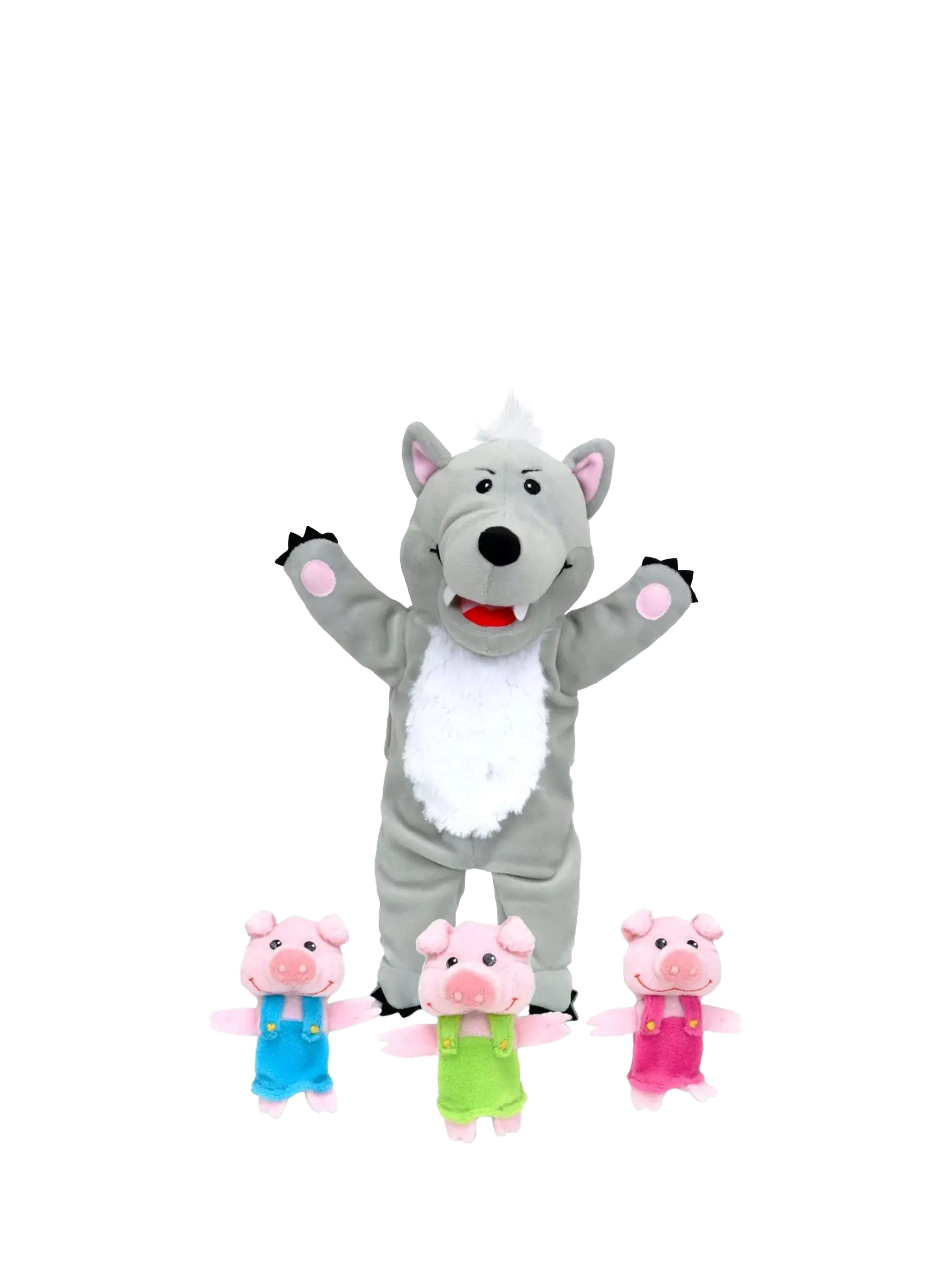 Bigjigs Toys puppet set Big Bad Wolf, imported from the UK