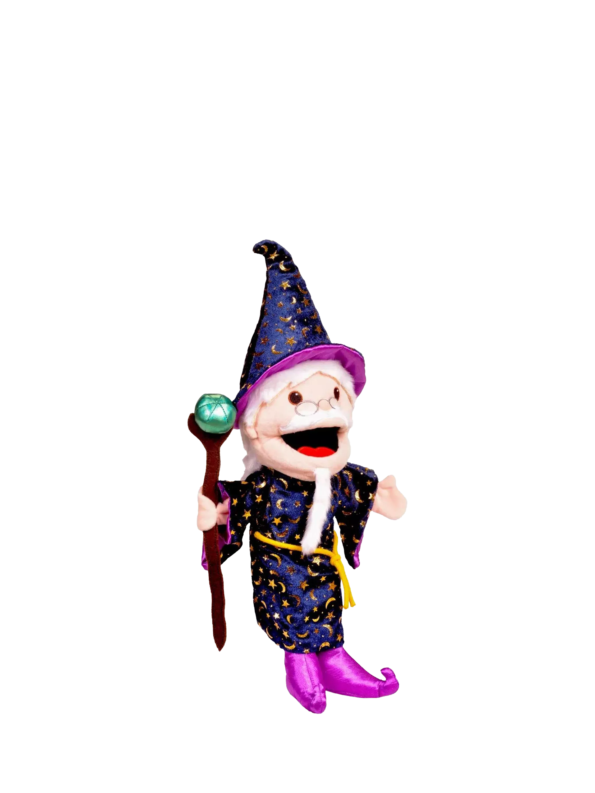 Bigjigs Toys wizard hand puppet, moving mouth - British product