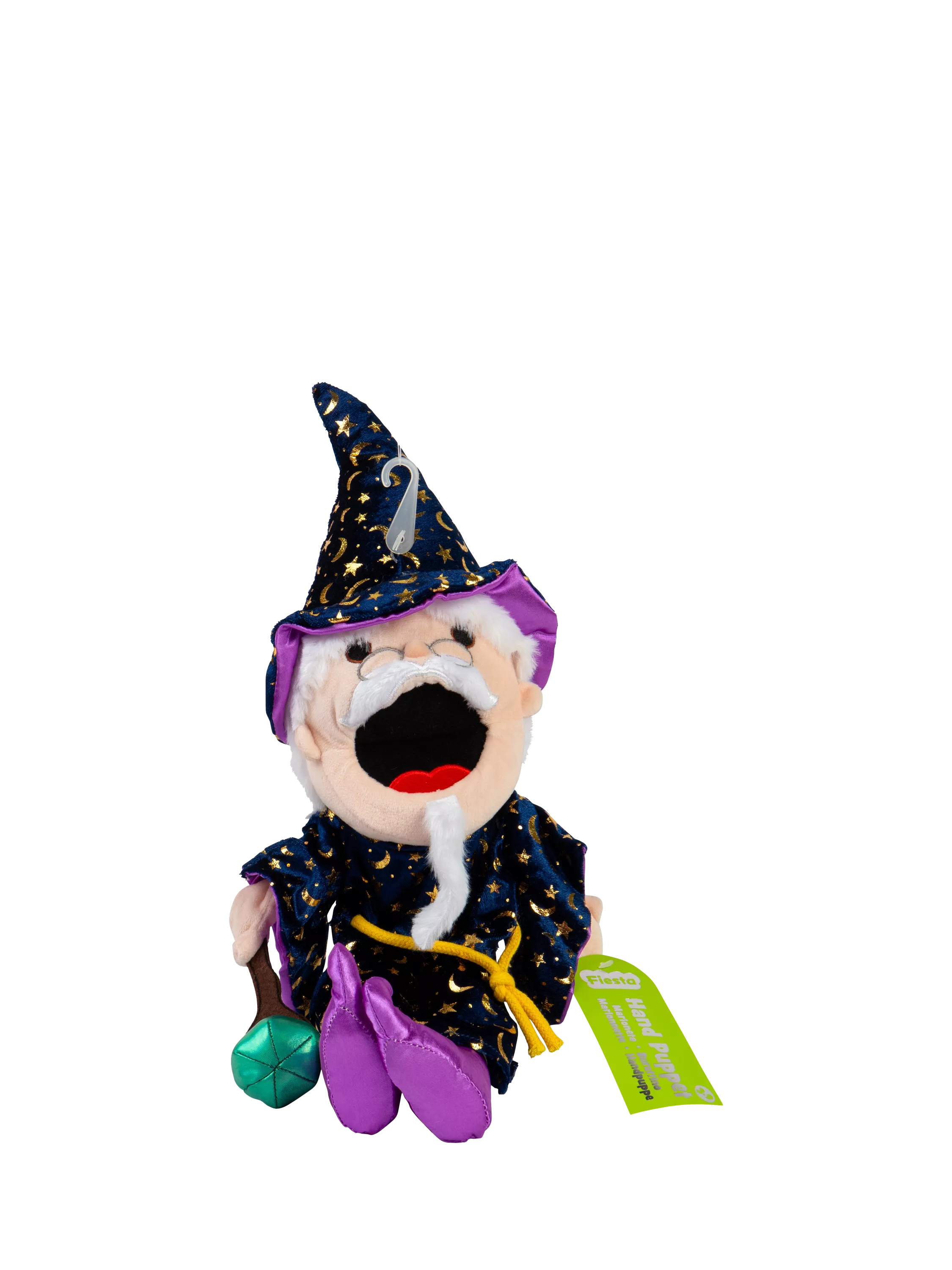 Bigjigs Toys wizard hand puppet, moving mouth - British product
