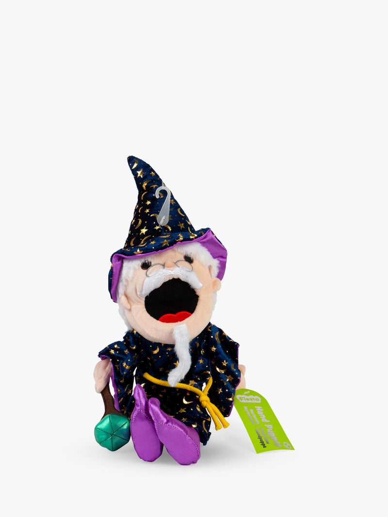Bigjigs Toys wizard hand puppet, moving mouth - British product