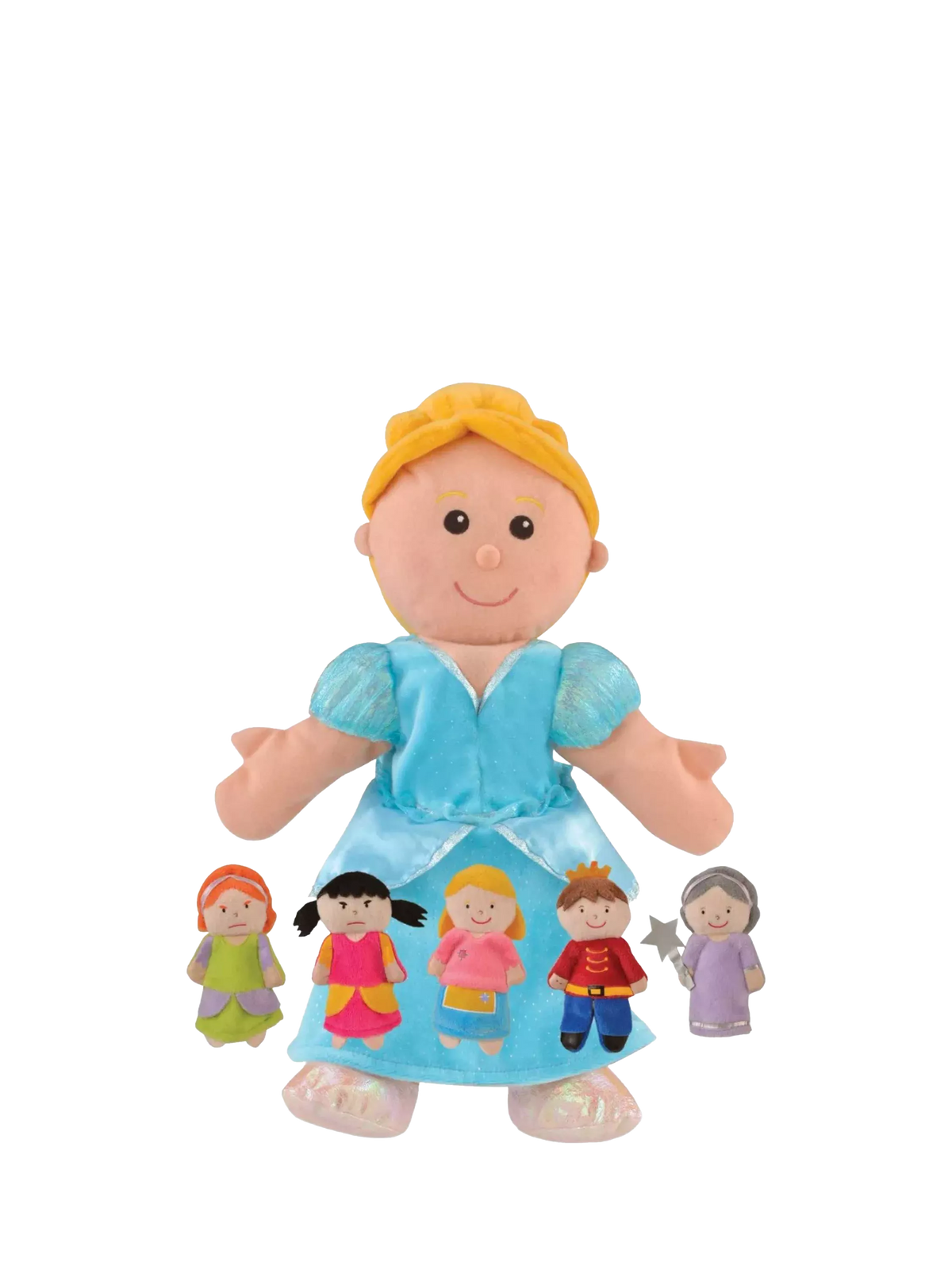 Bigjigs Cinderella hand and finger puppet set (British brand)