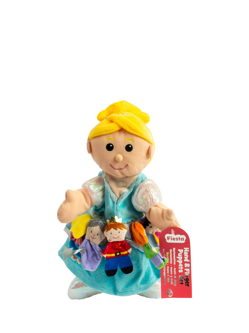 Bigjigs Cinderella hand and finger puppet set (British brand)