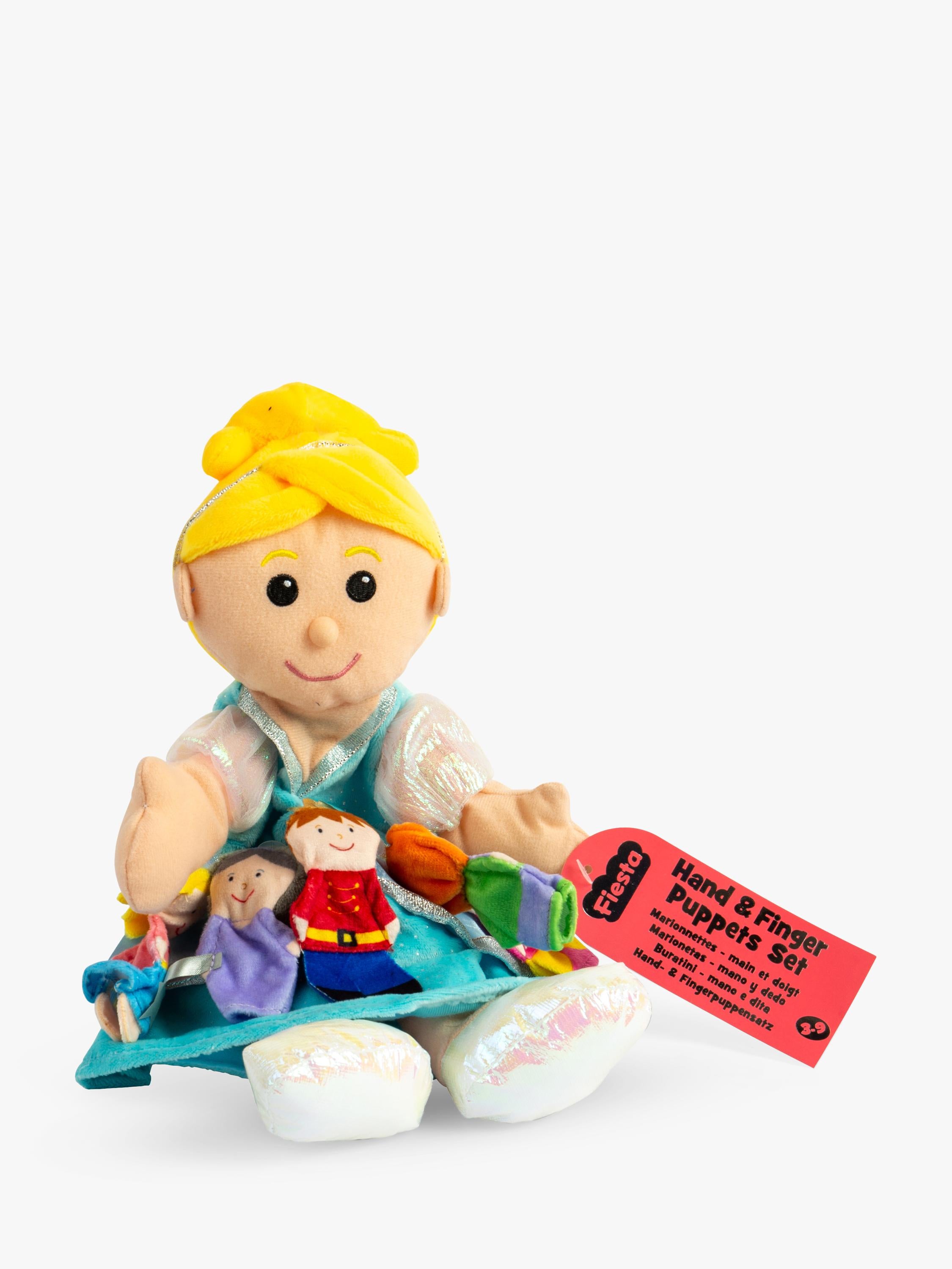 Bigjigs Cinderella hand and finger puppet set (British brand)