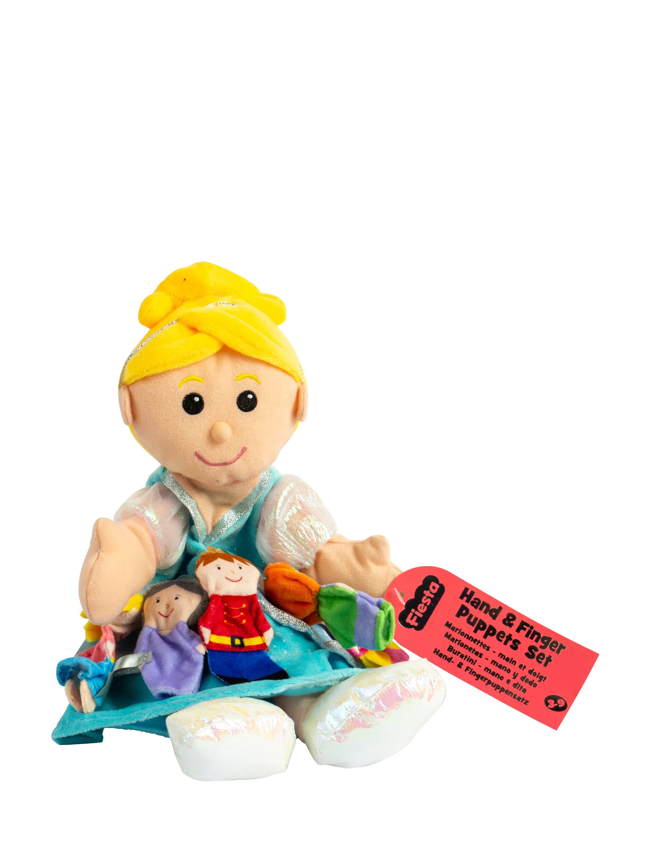 Bigjigs Cinderella hand and finger puppet set (British brand)