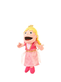 Bigjigs Toys princess hand puppet moving mouth soft fabric (British brand)