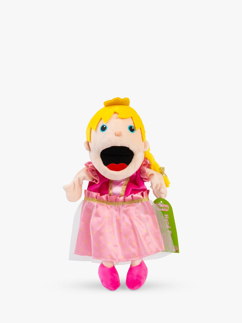 Bigjigs Toys princess hand puppet moving mouth soft fabric (British brand)