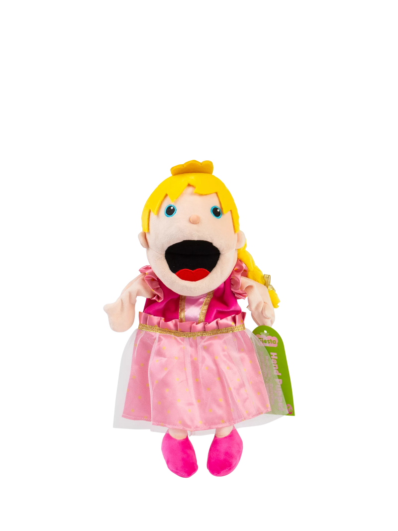 Bigjigs Toys princess hand puppet moving mouth soft fabric (British brand)