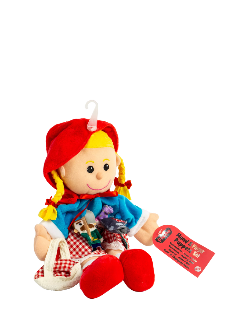 Bigjigs Toys Red Riding Hood hand puppet set, imported from the UK
