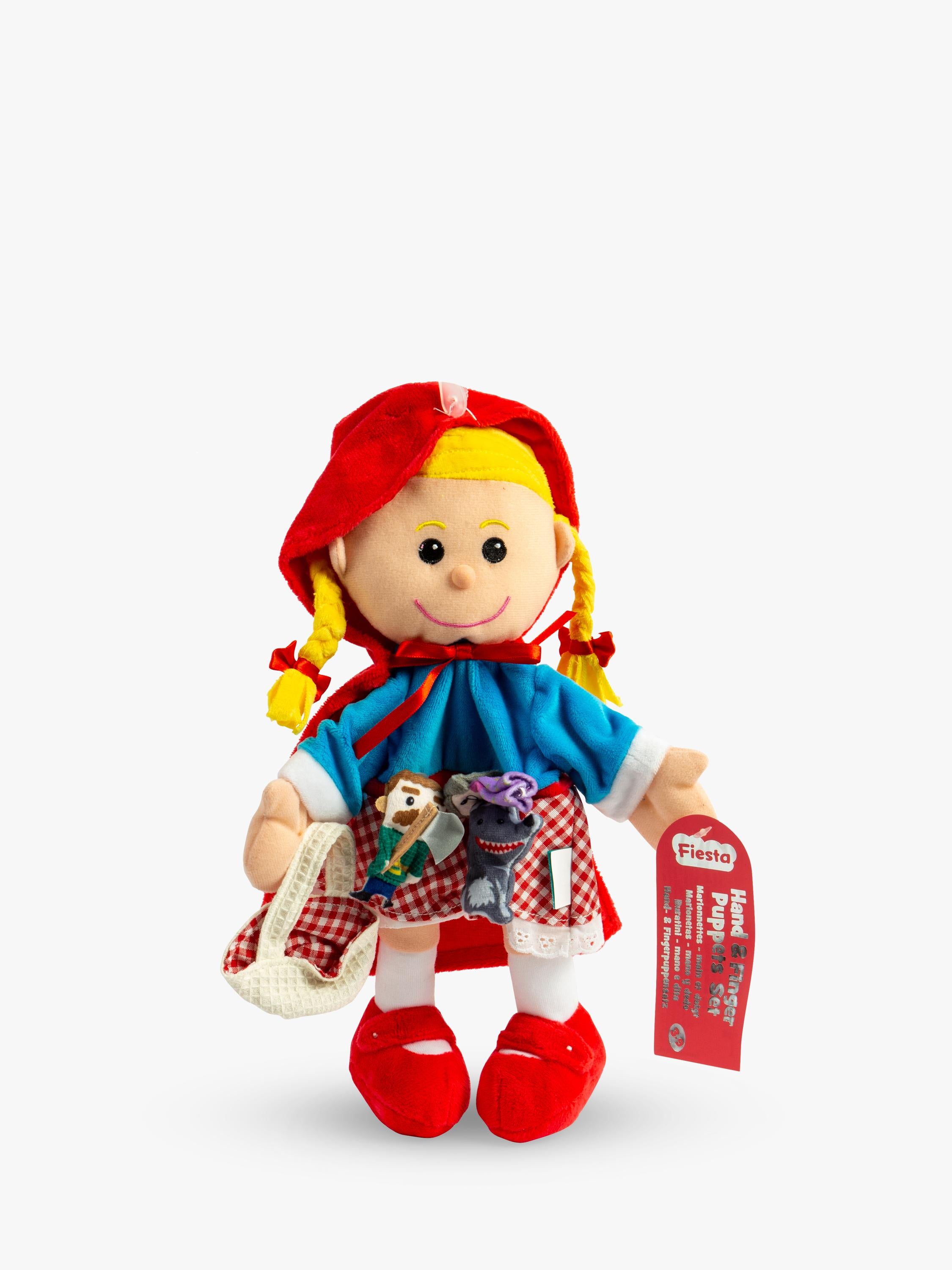 Bigjigs Toys Red Riding Hood hand puppet set, imported from the UK