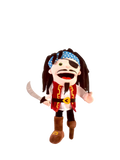 Bigjigs Toys pirate moving mouth hand puppet - British product