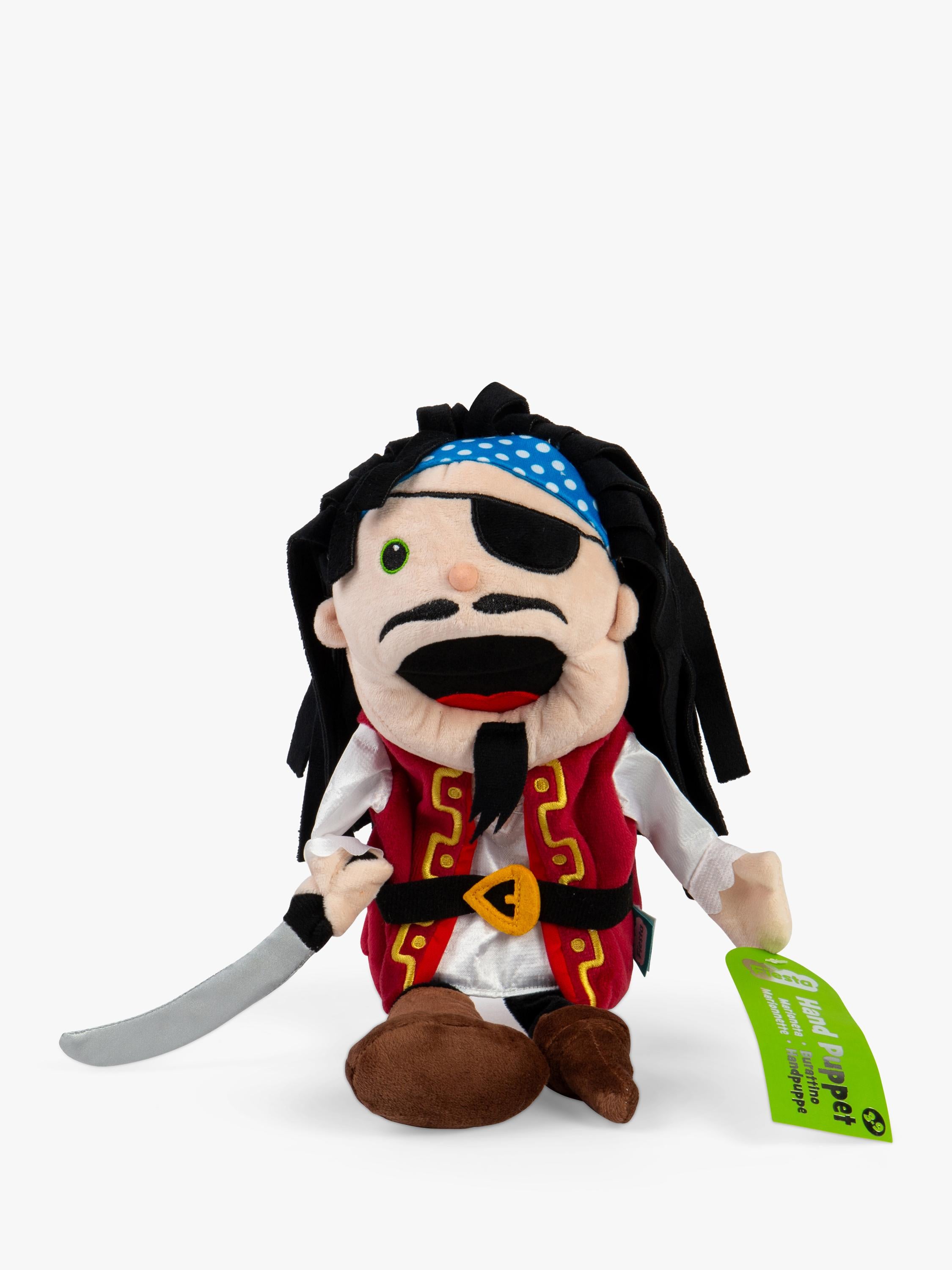 Bigjigs Toys pirate moving mouth hand puppet - British product