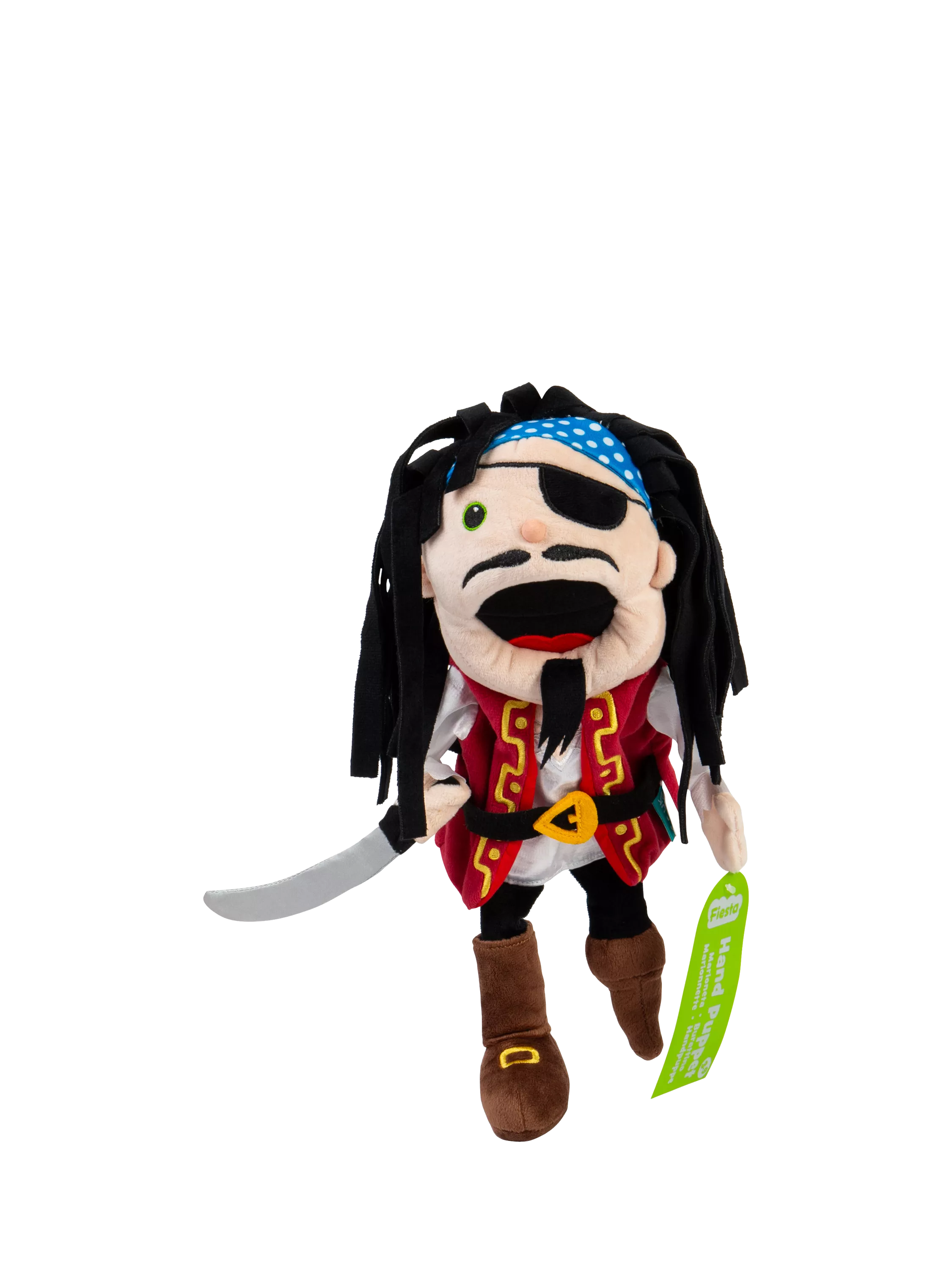 Bigjigs Toys pirate moving mouth hand puppet - British product