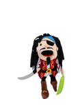 Bigjigs Toys pirate moving mouth hand puppet - British product