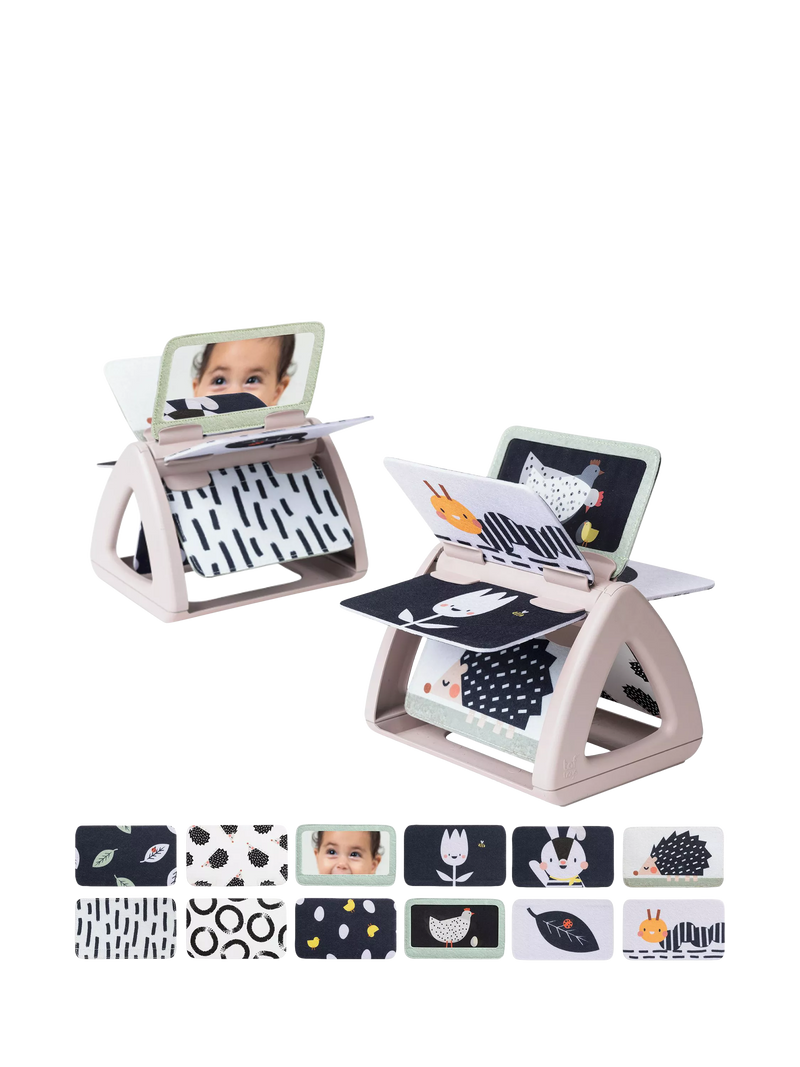 Taf Toys black and white spinning book for babies - British product