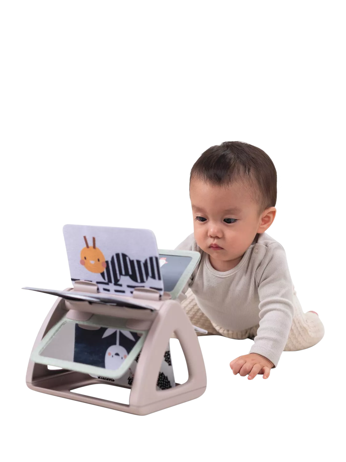 Taf Toys black and white spinning book for babies - British product