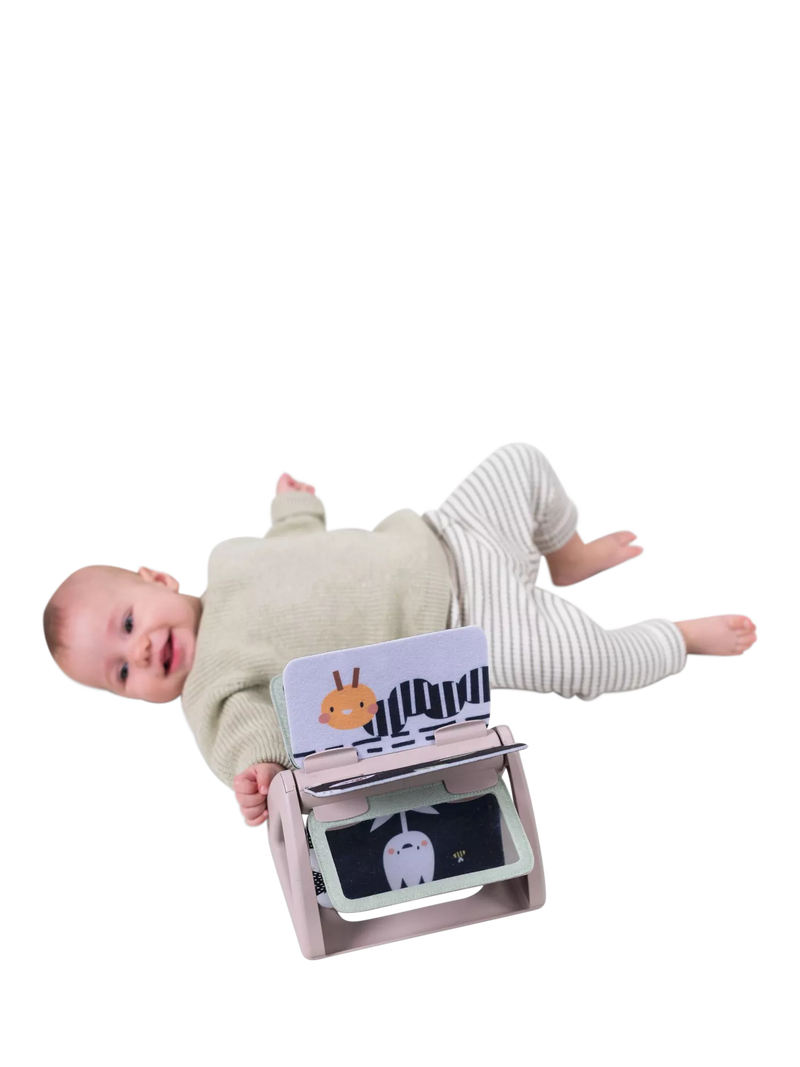 Taf Toys black and white spinning book for babies - British product