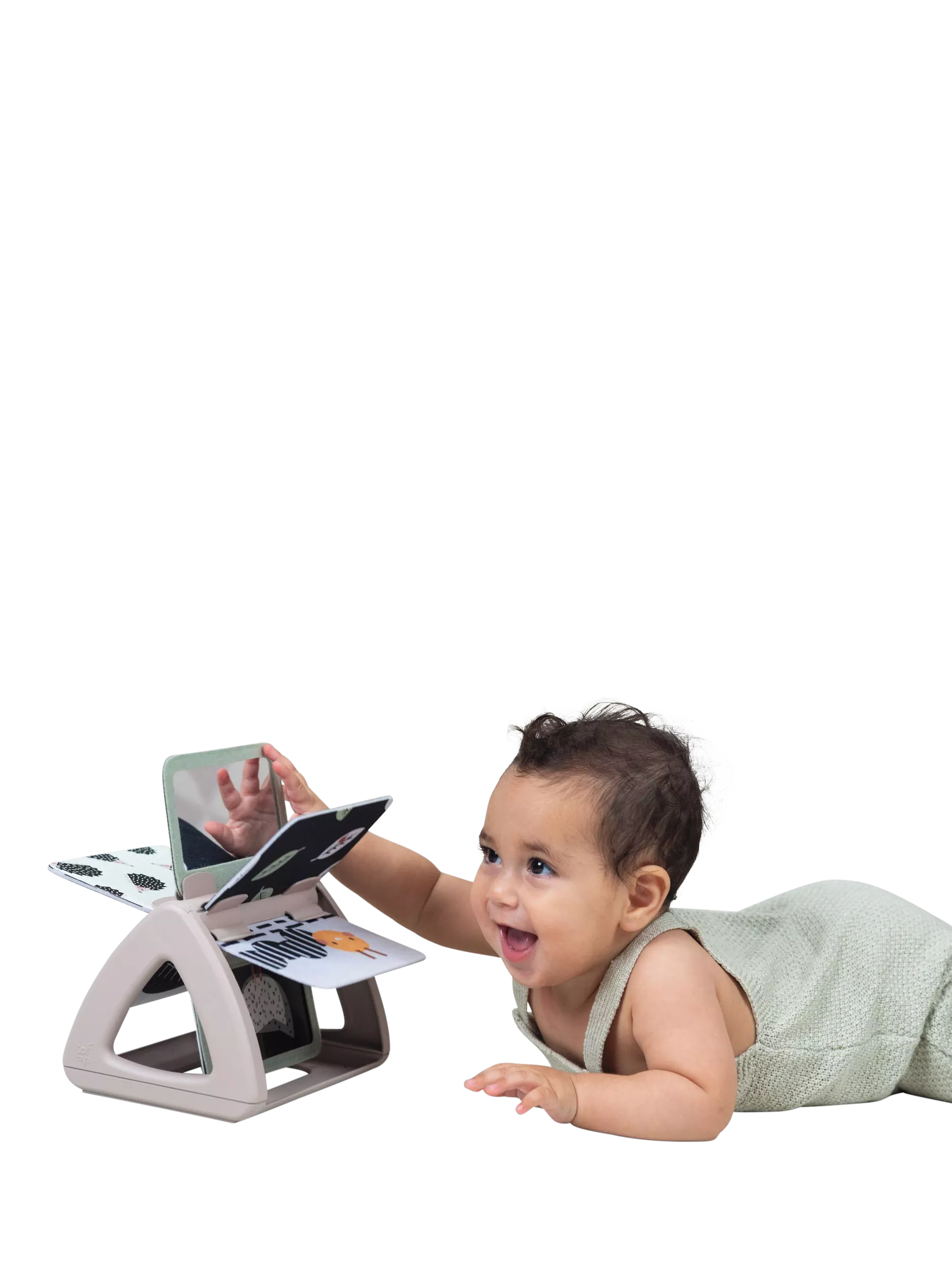 Taf Toys black and white spinning book for babies - British product